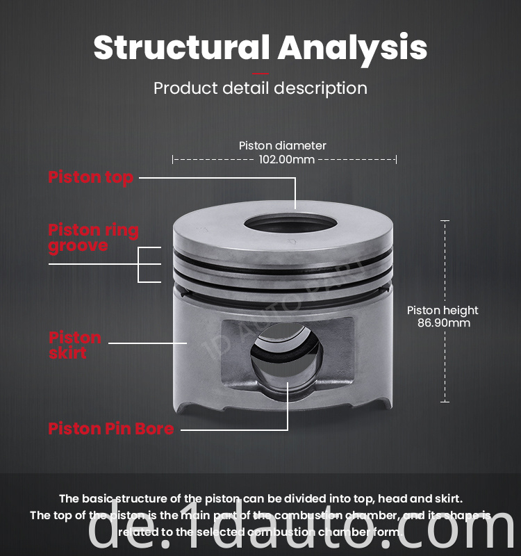 Piston Kit For Toyota